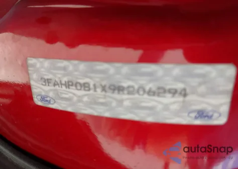 2009 Ford Fusion Sel z USA, uszkodzony, nr VIN 3FAHP081X9R206294